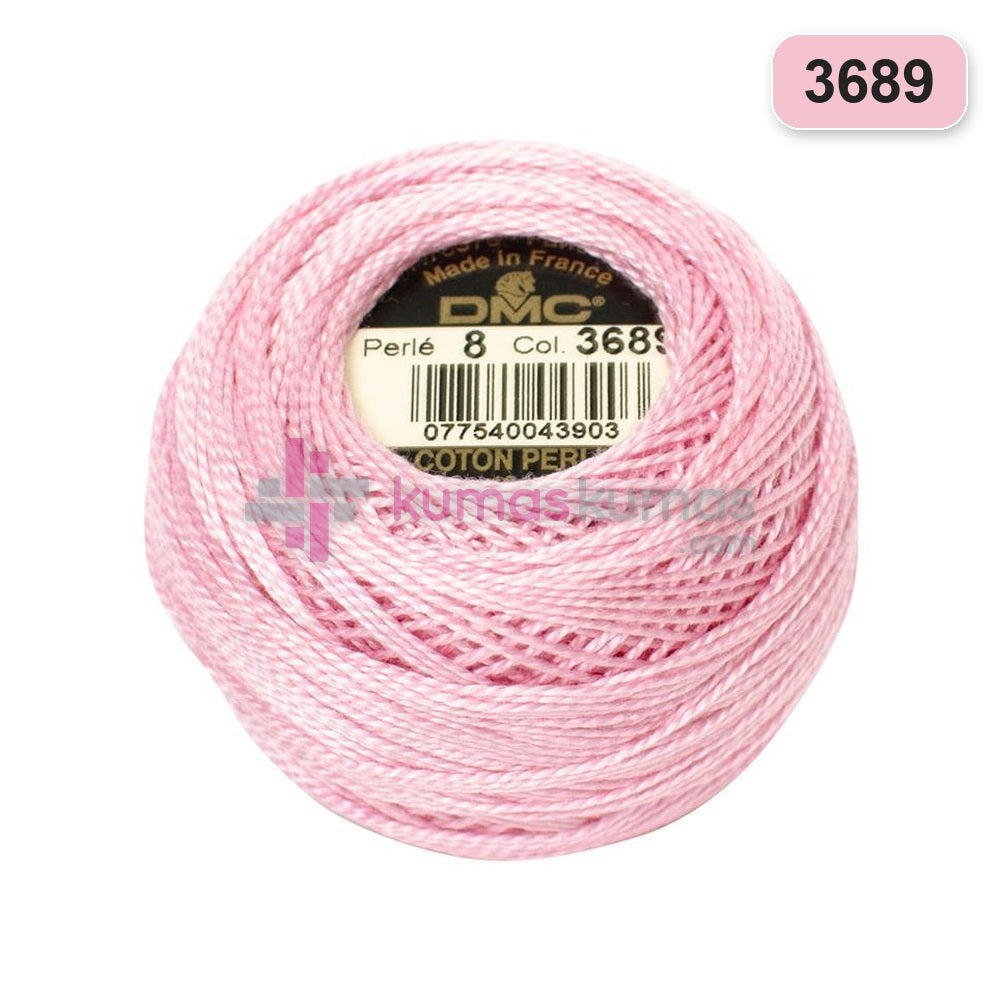 DMC No:8 Koton Perle 3689