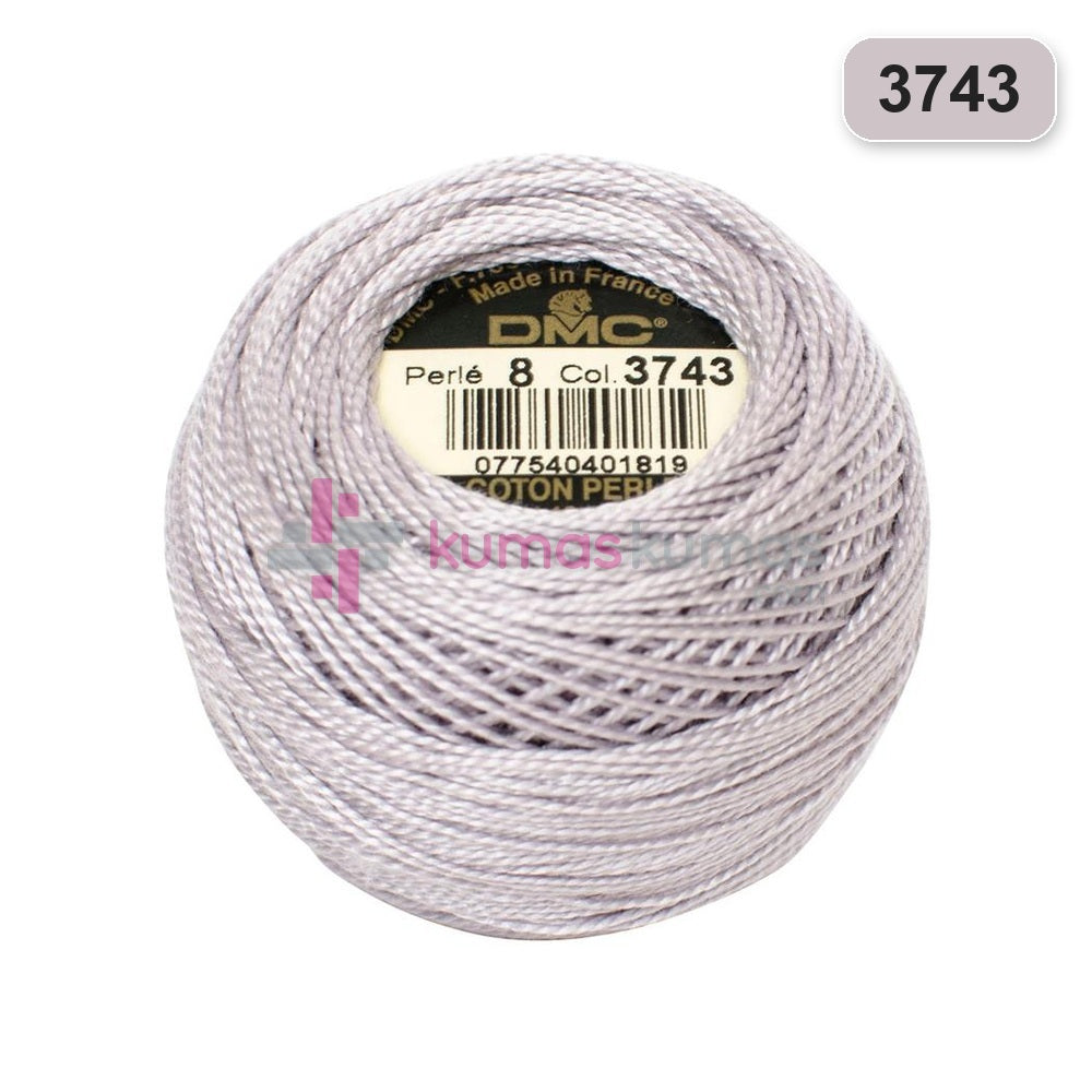DMC No:8 Koton Perle 3743