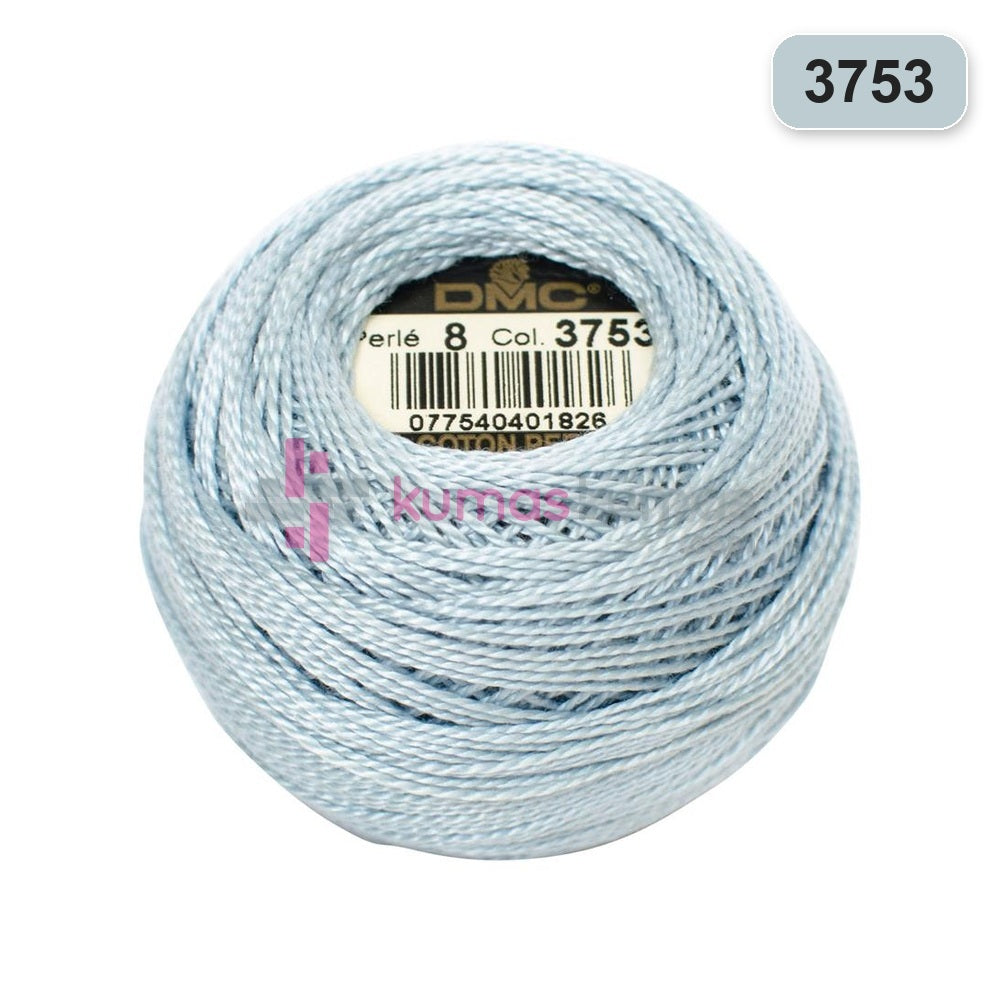 DMC No:8 Koton Perle 3753