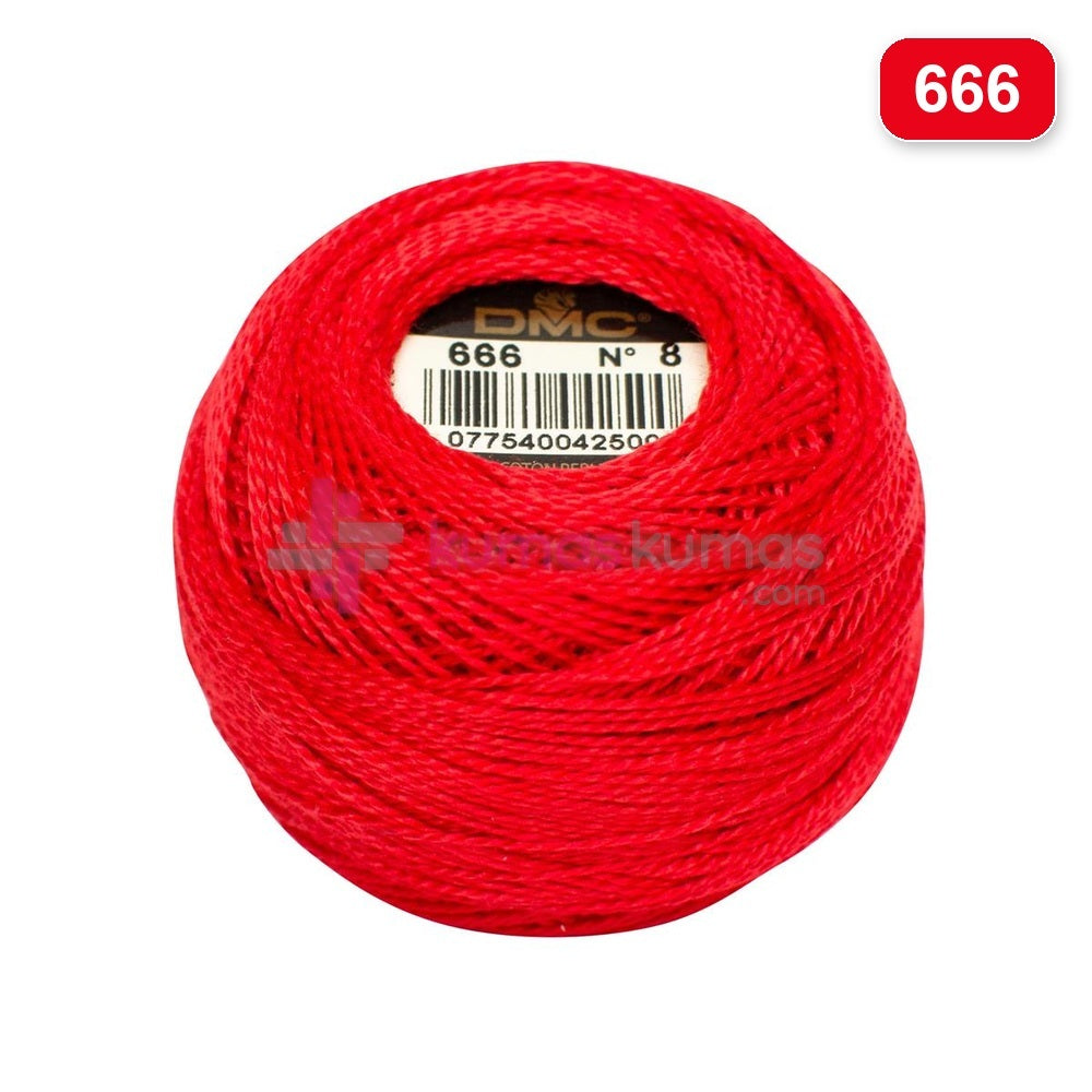 DMC No:8 Koton Perle 666