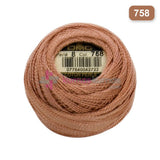 DMC No:8 Koton Perle 758