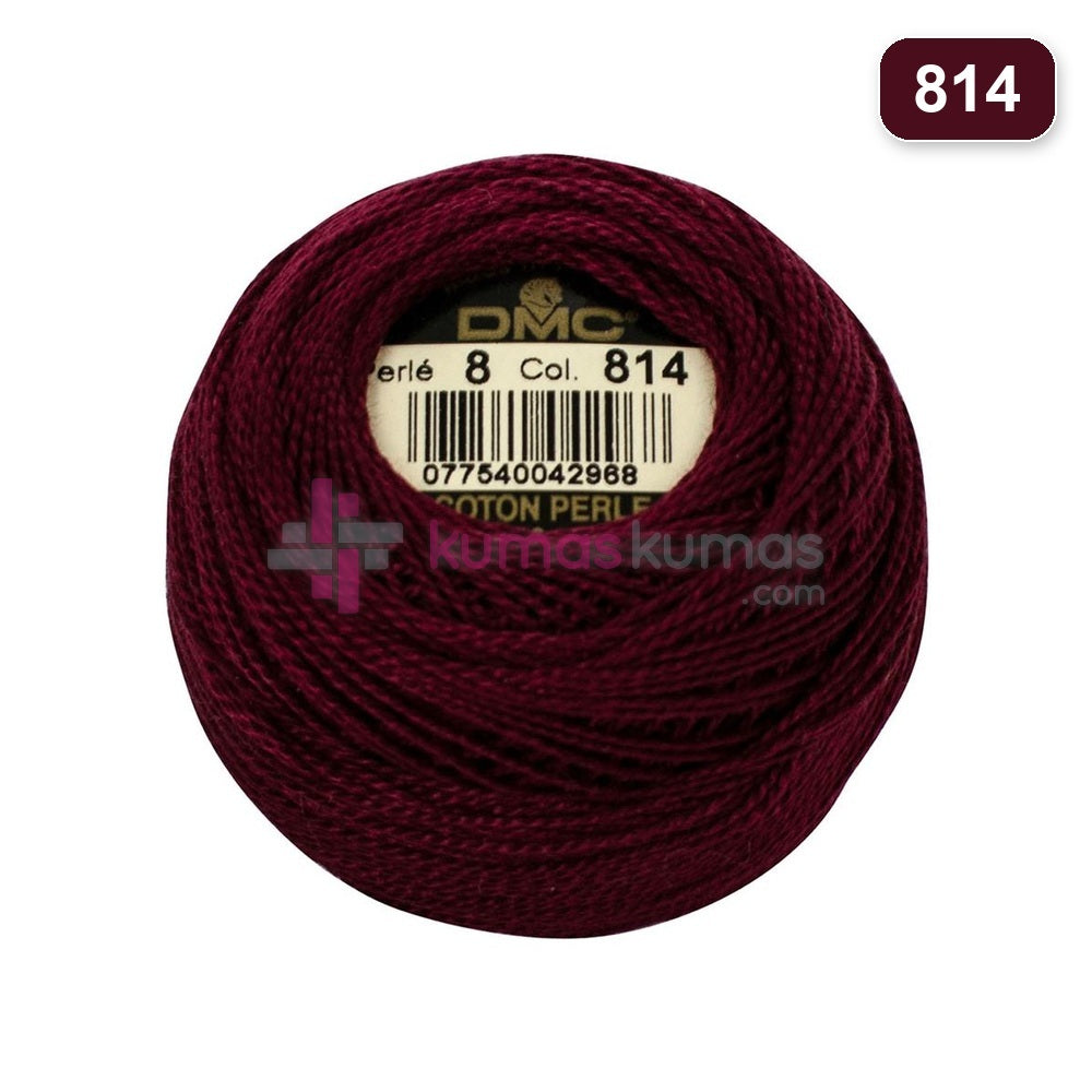 DMC No:8 Koton Perle 814