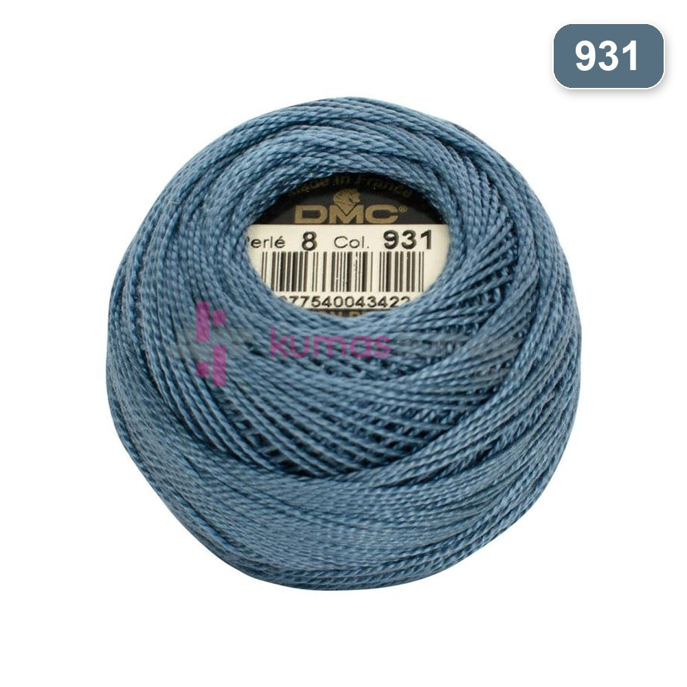 DMC No:8 Koton Perle 931