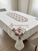 Lila Runner Oval Madalyon Masa Ortusu 2