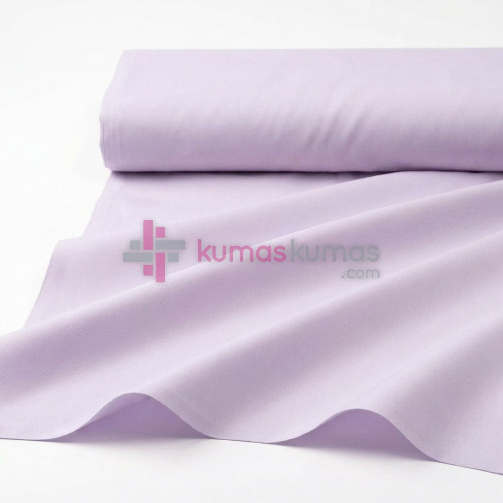 Duz Poplin 633 Acik Lavanta