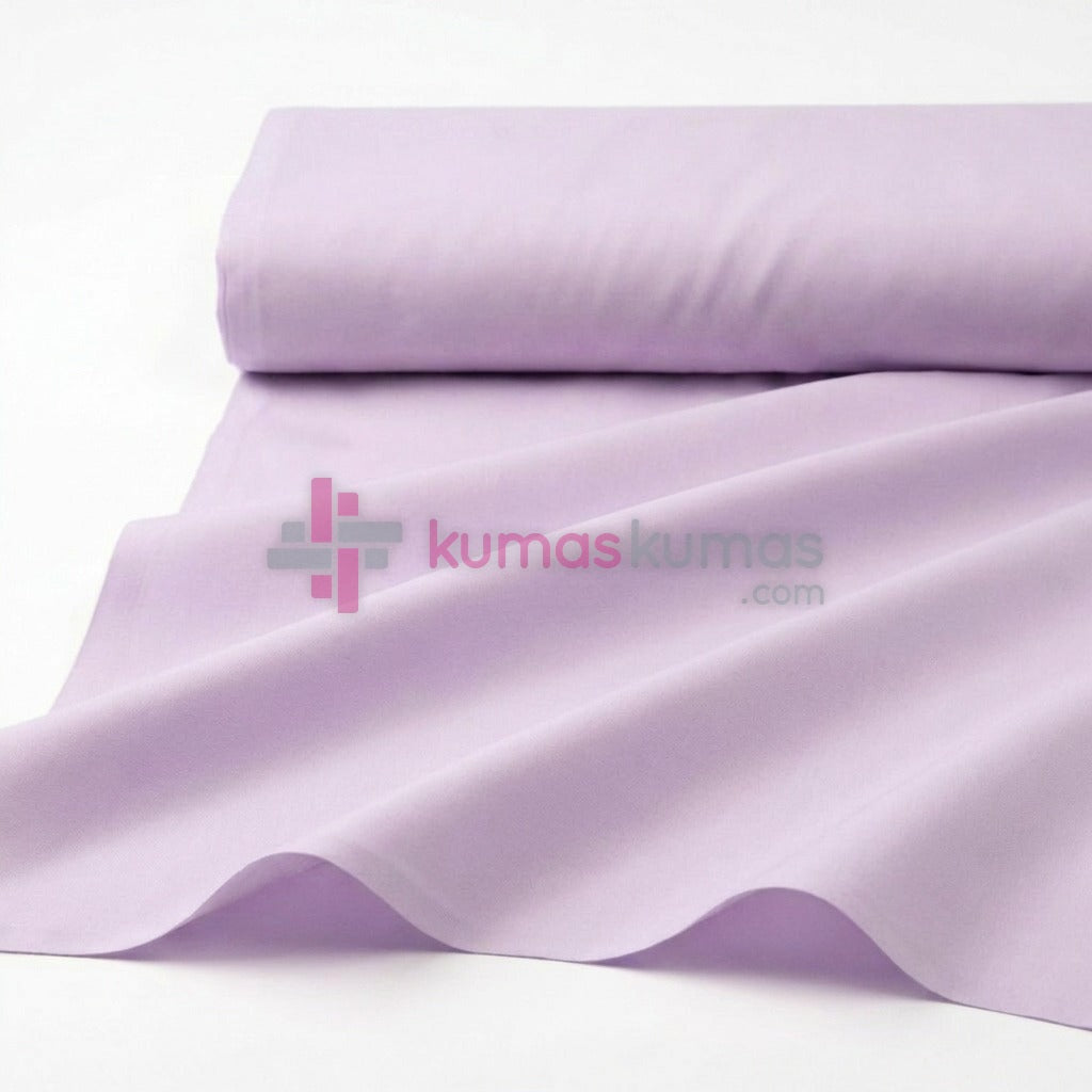 Duz Poplin 647 Acik Lila