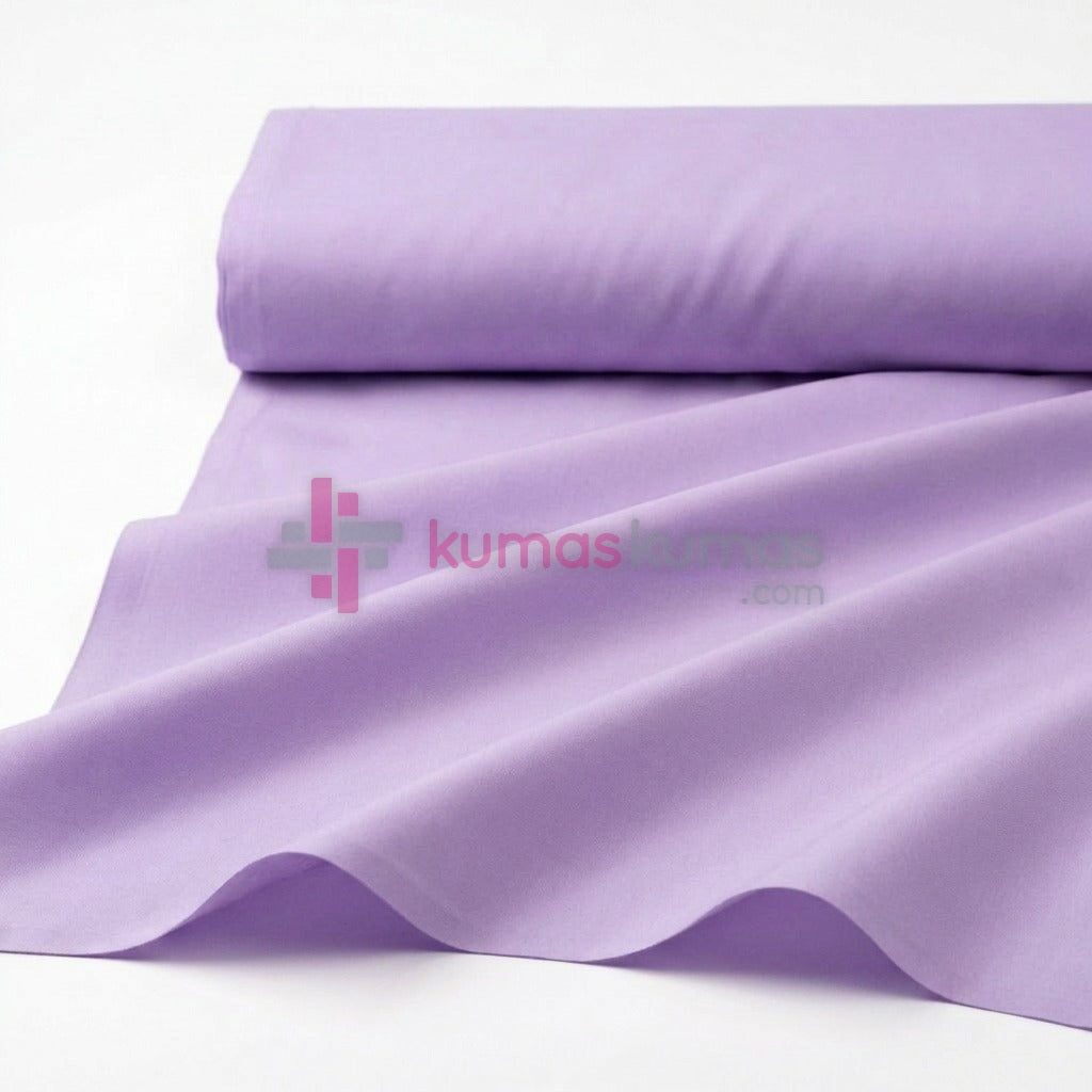 Duz Poplin 624 Acik Mor
