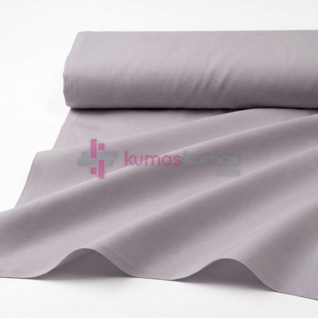 Duz Poplin 635 Lila Gri