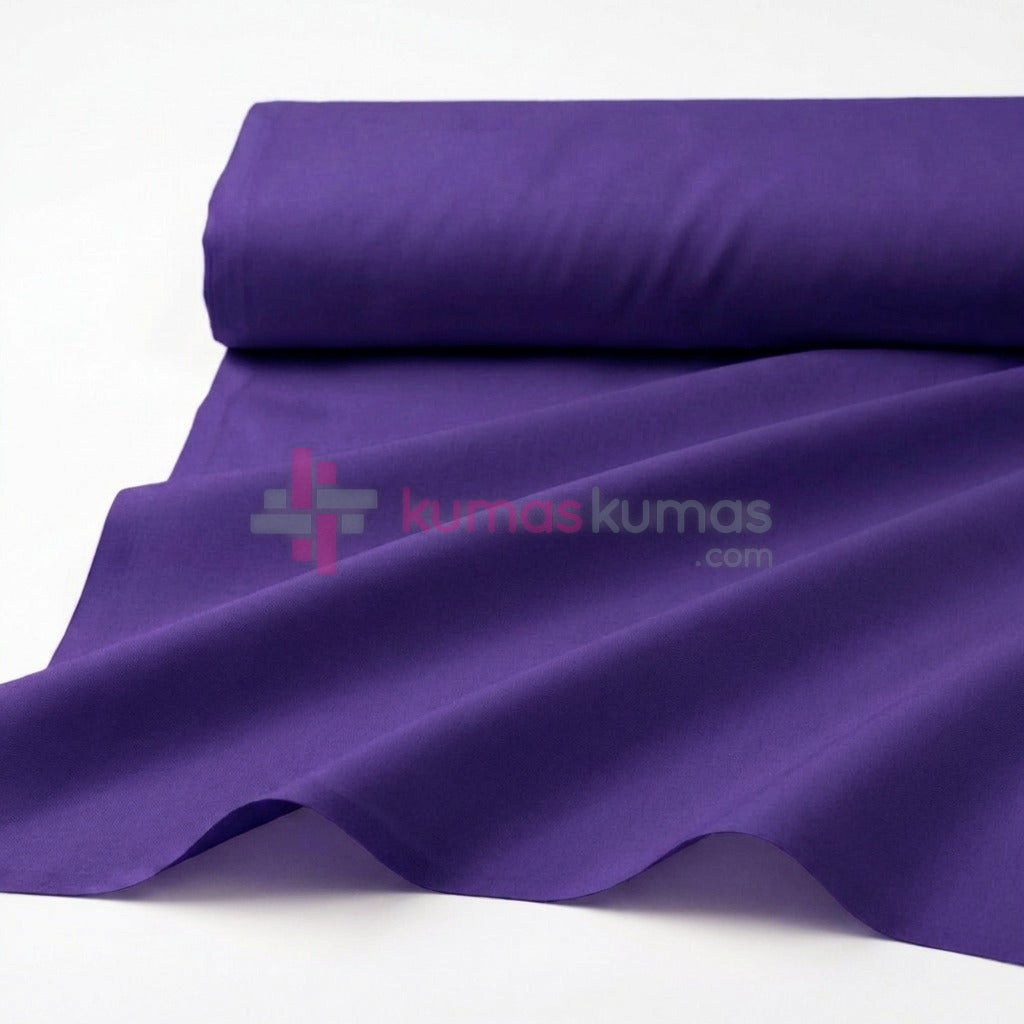 Duz Poplin 656 Koyu Mor