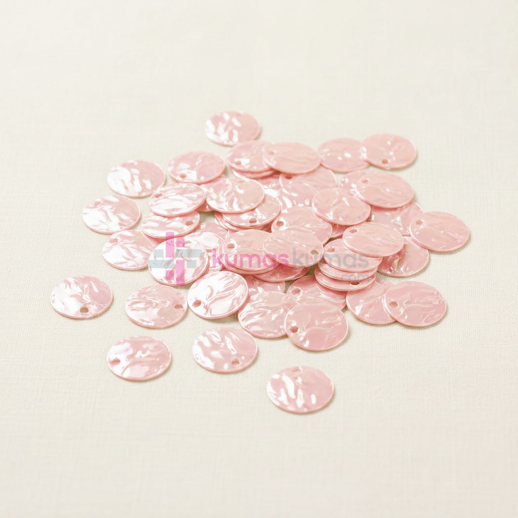 Hologram Dikişlik Pul - Pastel Pembe