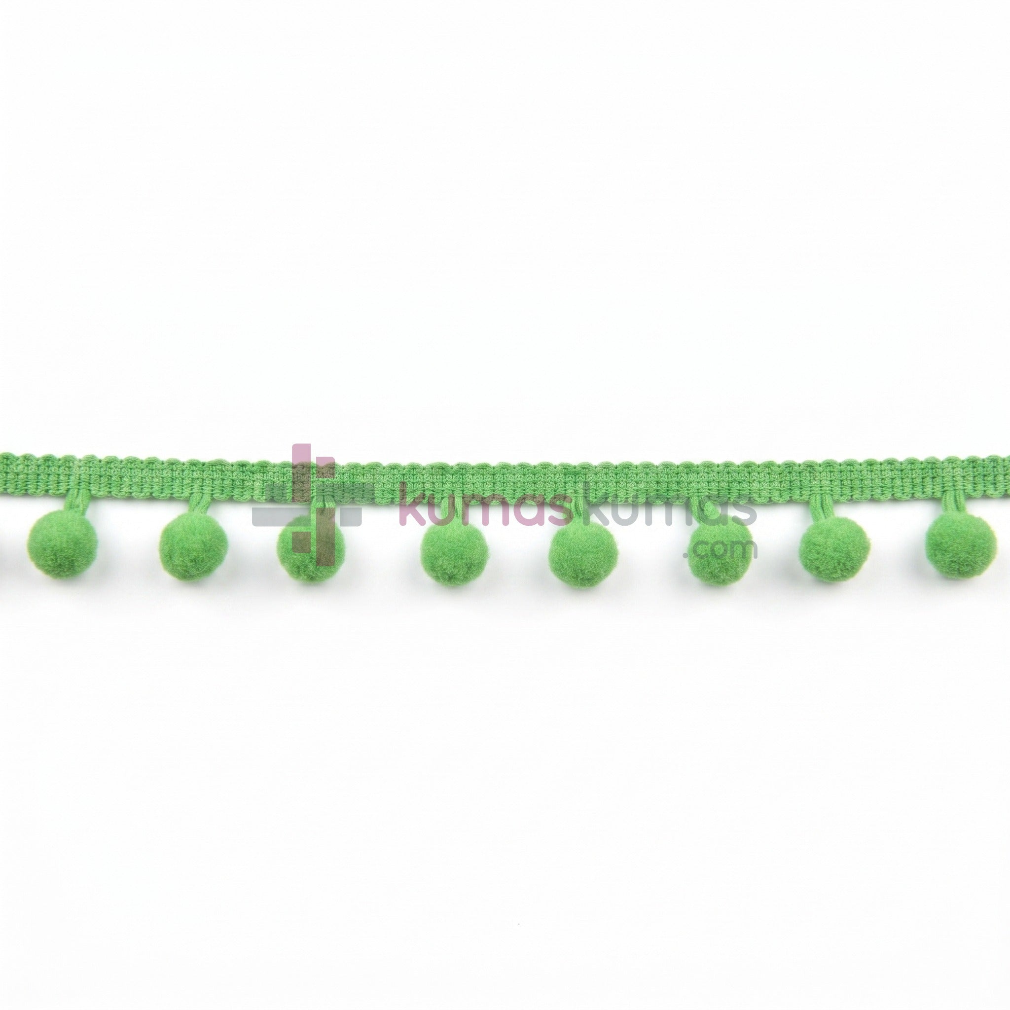 Pompon Şerit Çim Yeşili