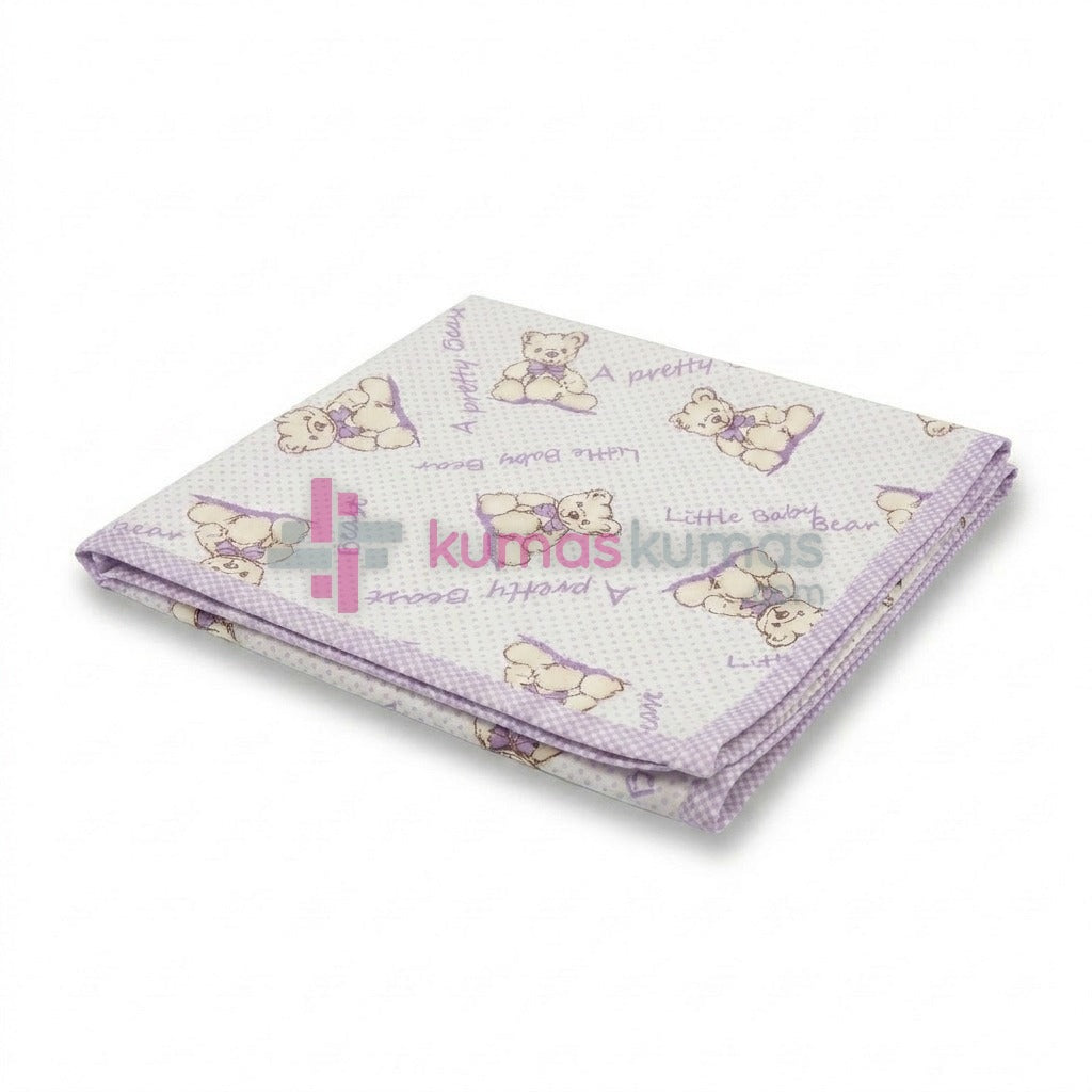Teddy Bear Bebek Battaniyesi Lila