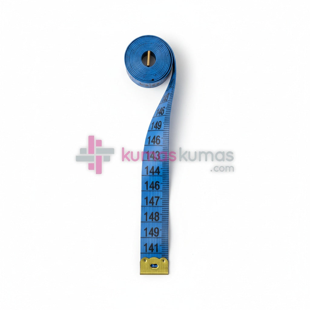 Terzi Mezurası 150 cm - Mavi