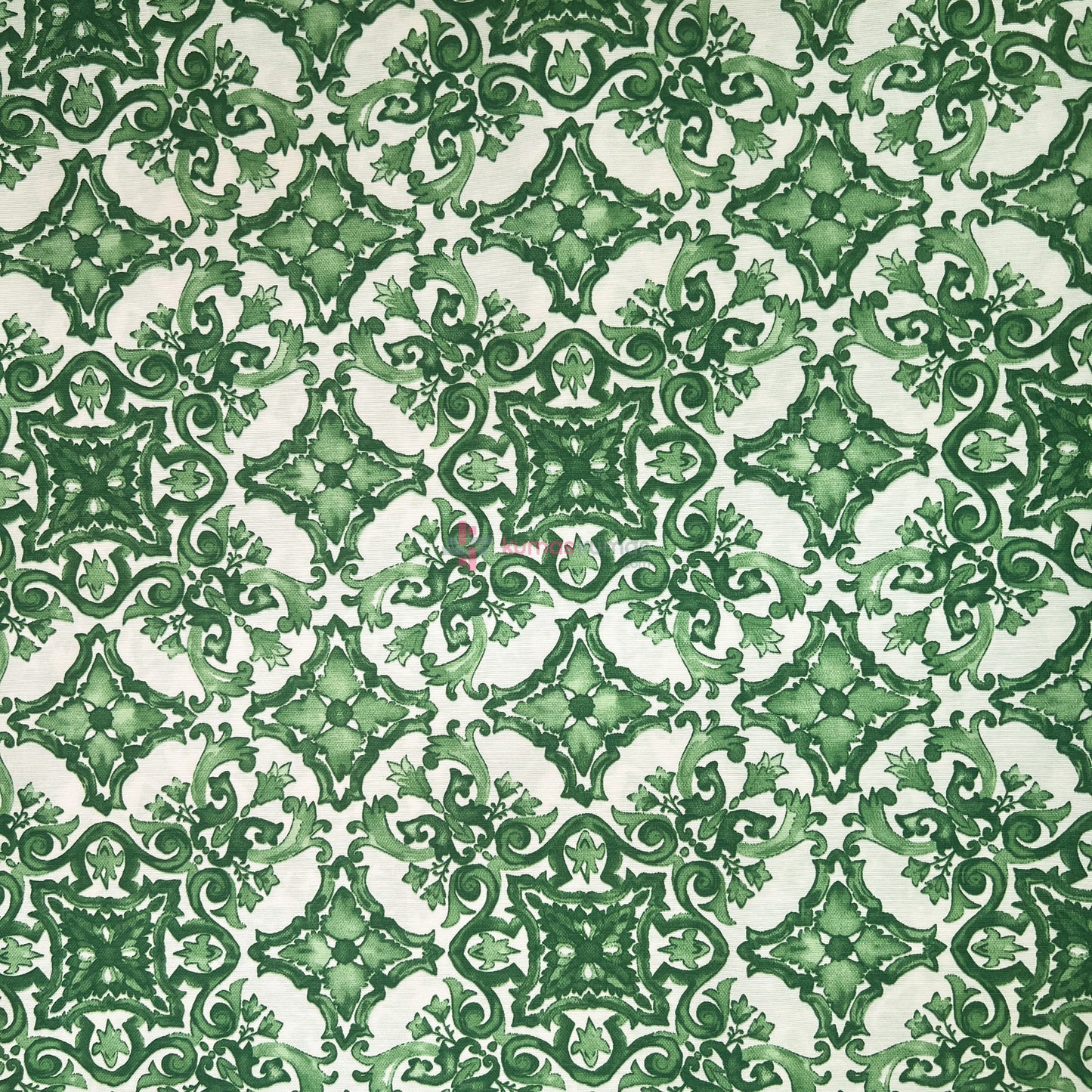 Klasik Motifler Duck Keten Kumaş — yakın çekim