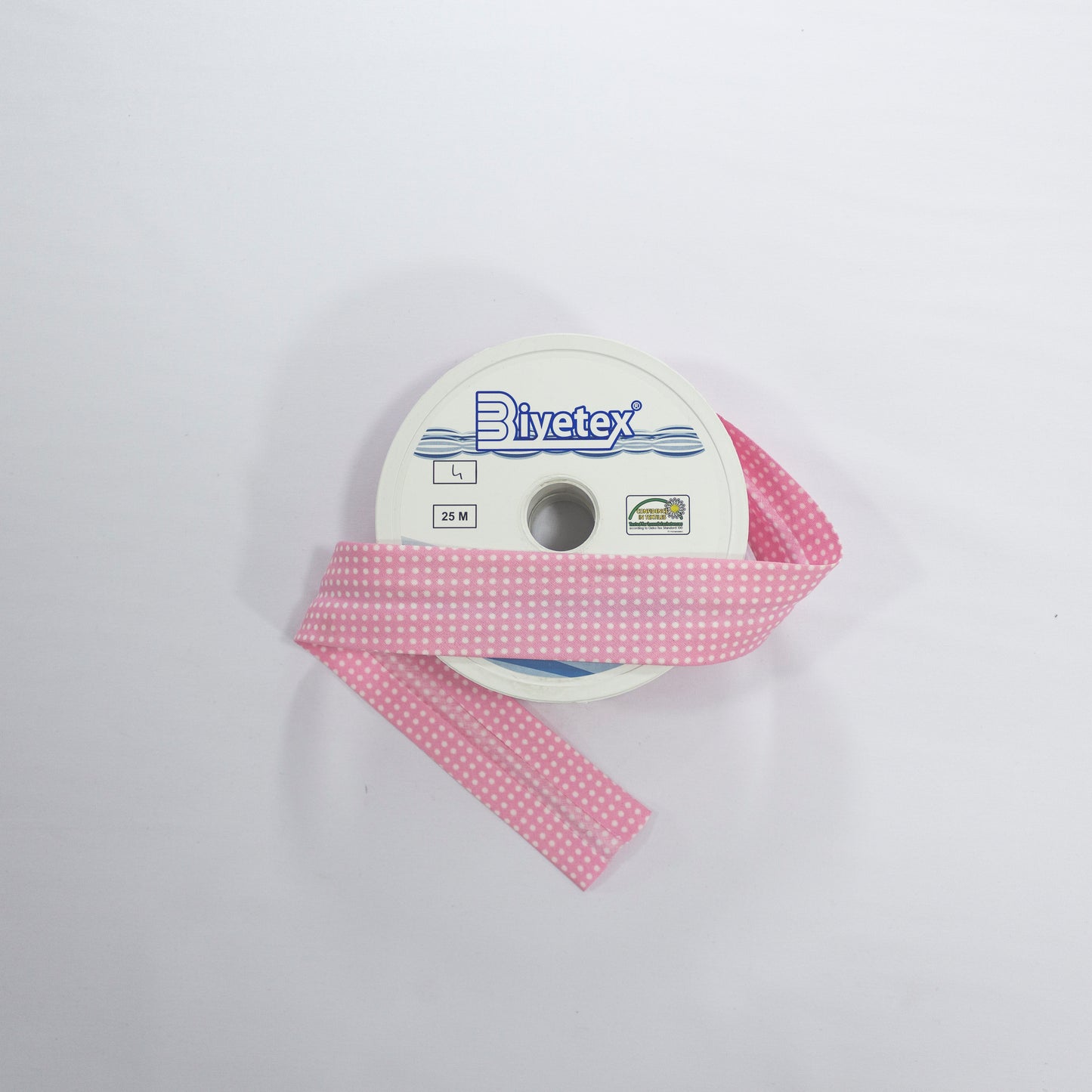 Biyetex Puantiyeli Pamuk Biye (En:4cm) — yakın çekim
