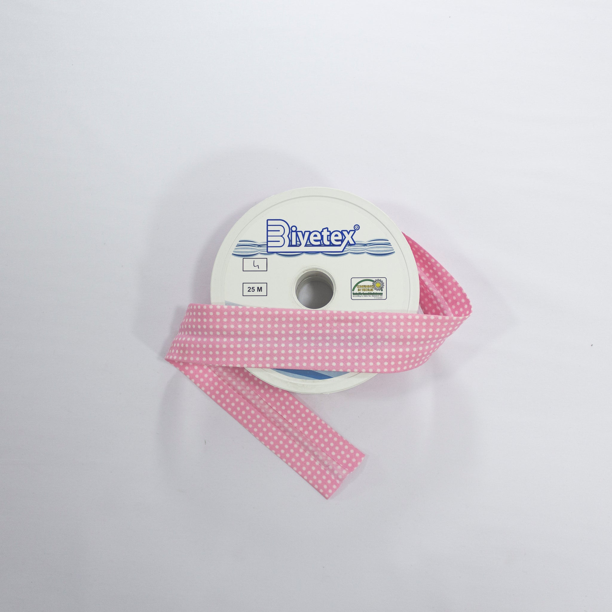 Biyetex Puantiyeli Pamuk Biye (En:4cm) — yakın çekim