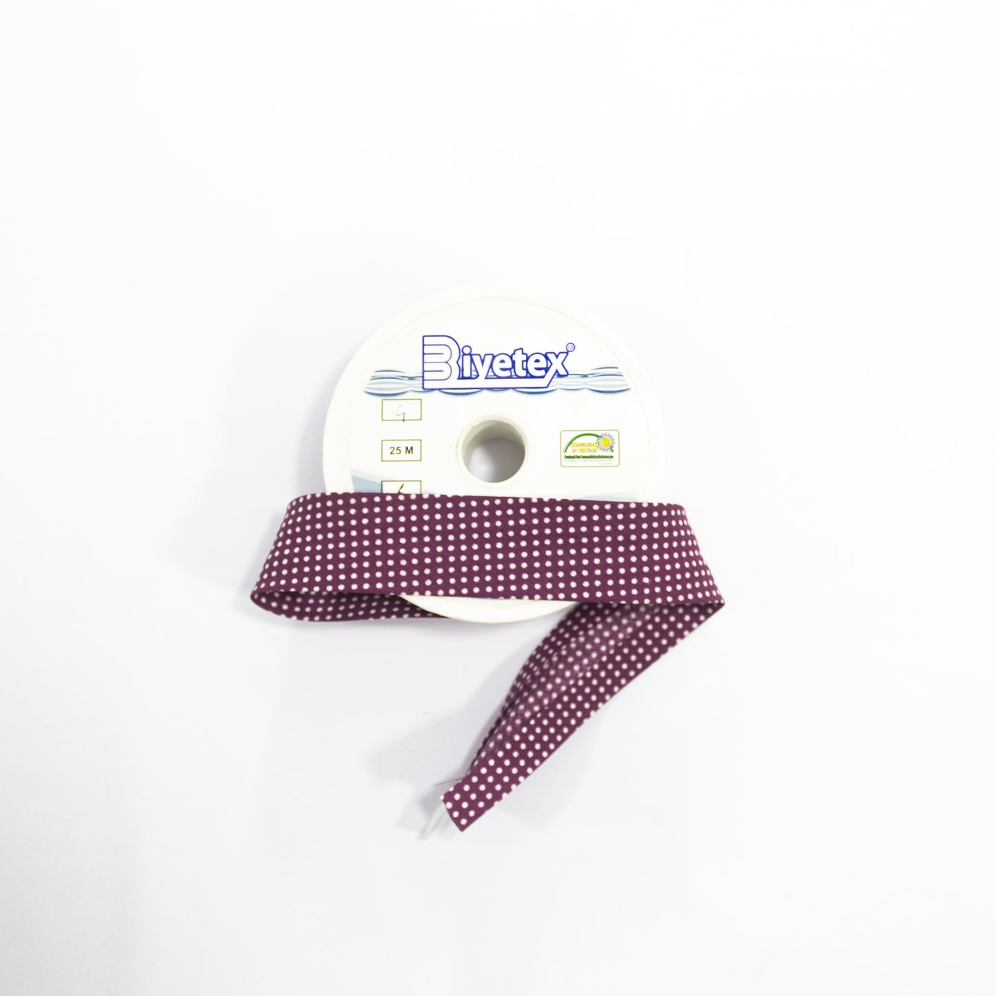 Biyetex Puantiyeli Pamuk Biye (En:4cm) — doku detayı