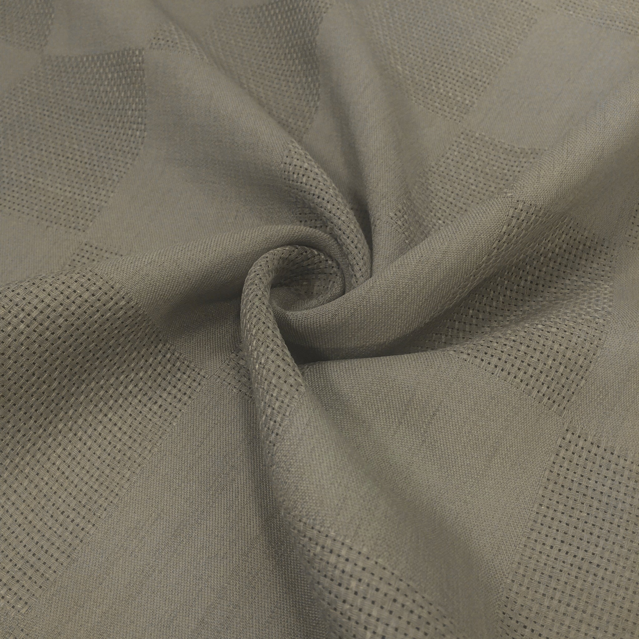Etuval Linen Jakar Desenli Etamin Kumaş — doku detayı