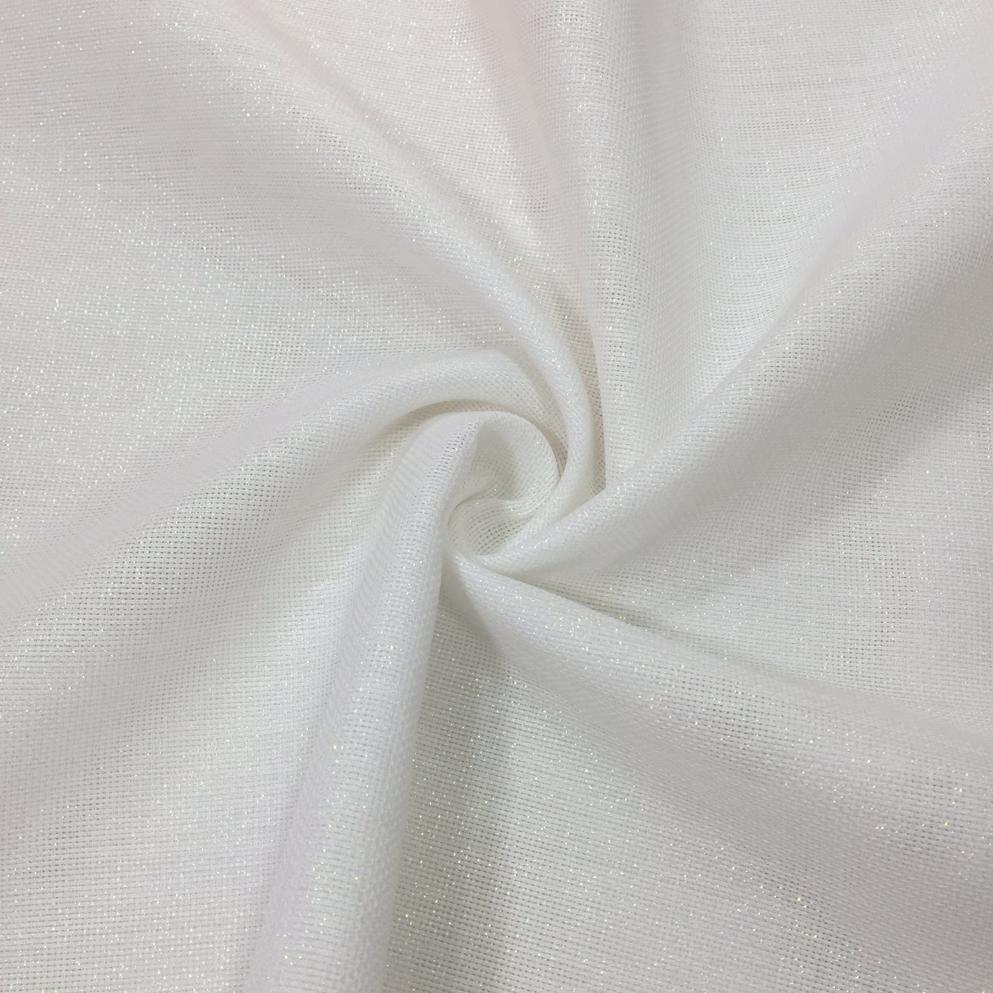 Etuval Linen Simli Etamin Kumas Kırık Beyaz