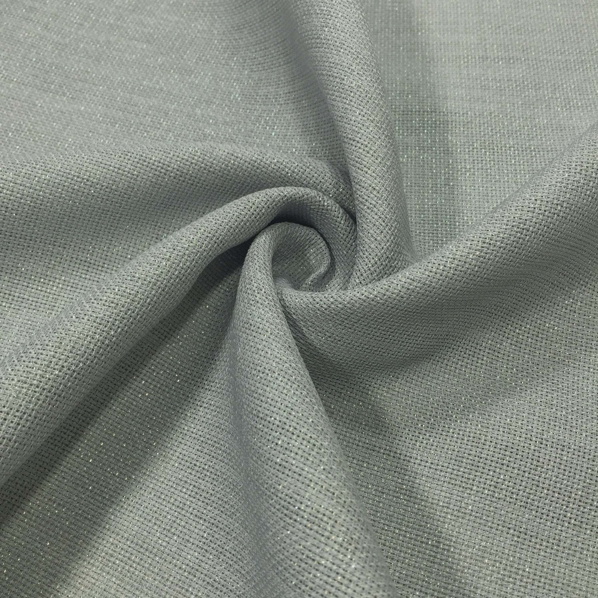 Etuval Linen İşlemelik Simli Etamin Kumaş — renk seçeneği 6