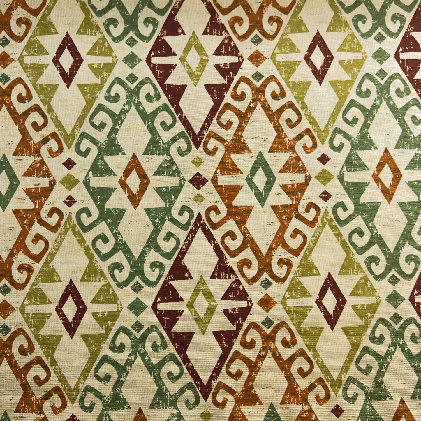 Kilim desenli duck keten kumaş — etnik dekorasyon için