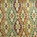 Kilim desenli duck keten kumaş — etnik dekorasyon için
